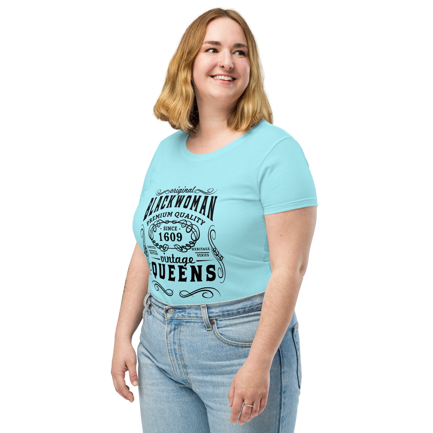 Black Women’s fitted t-shirt
