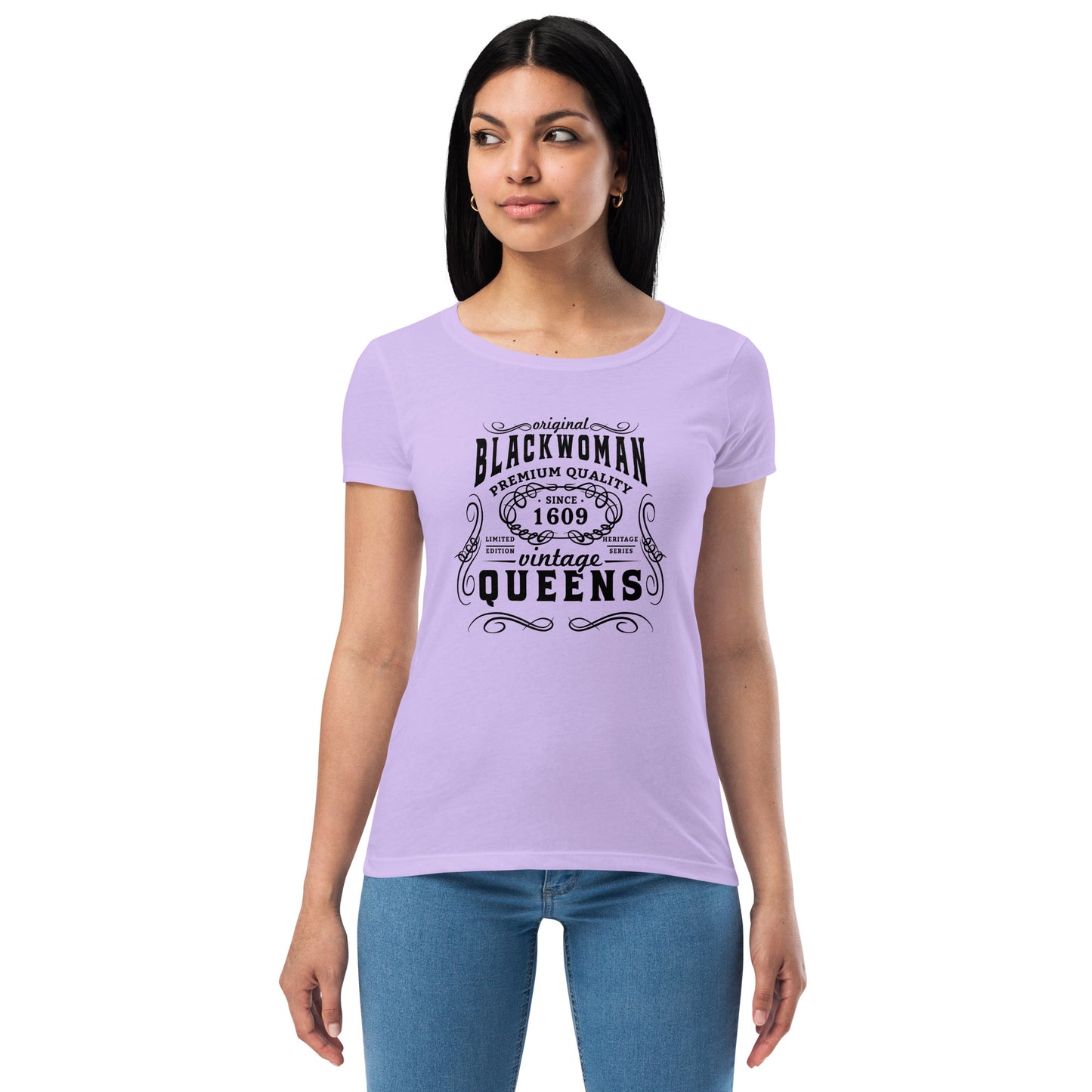 Black Women’s fitted t-shirt