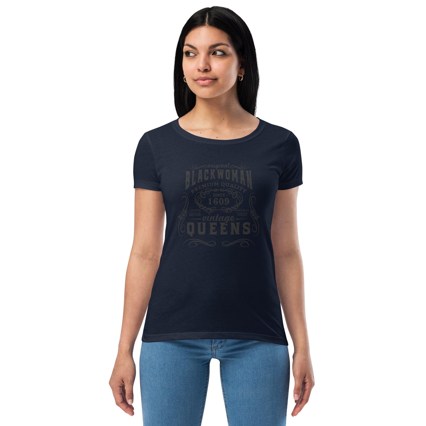 Black Women’s fitted t-shirt