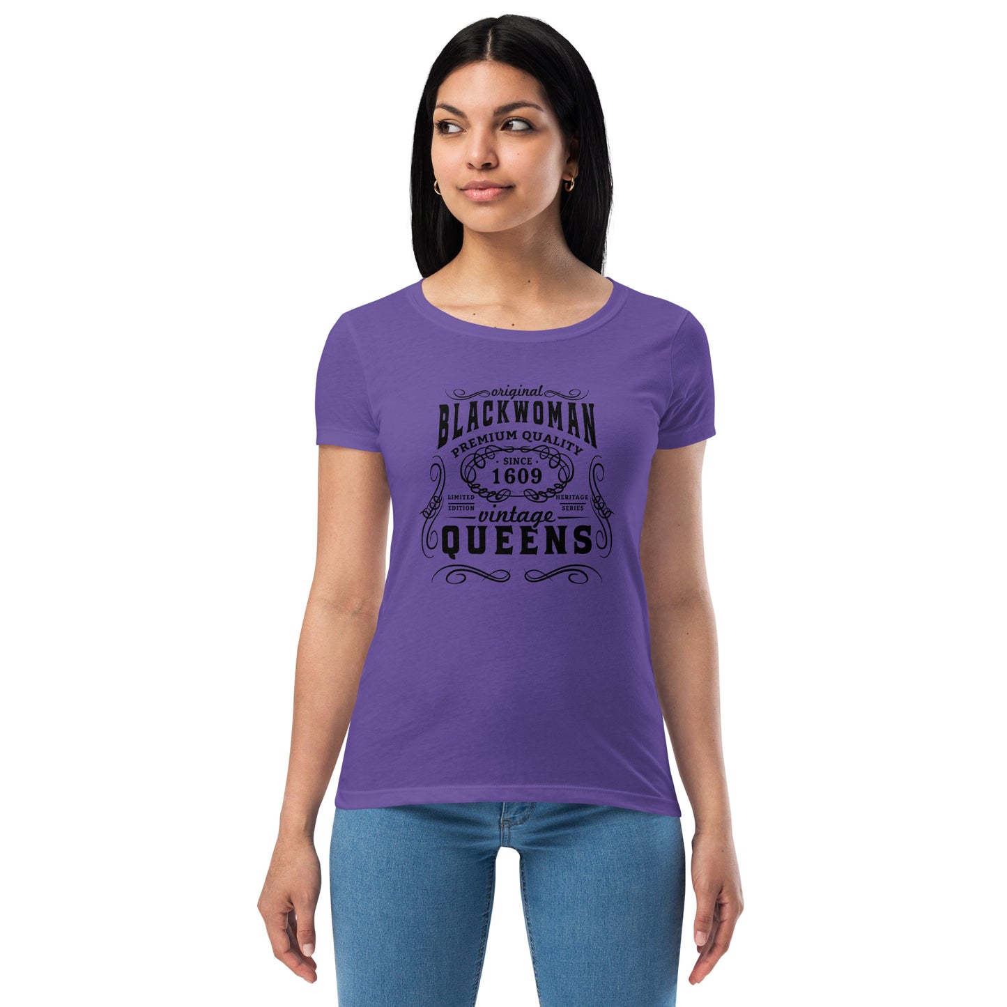 Black Women’s fitted t-shirt