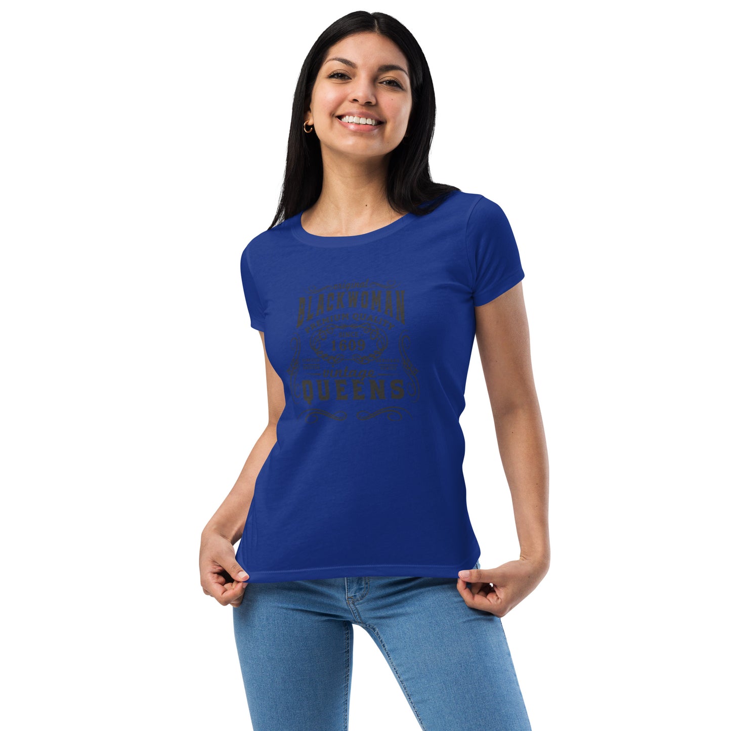 Black Women’s fitted t-shirt