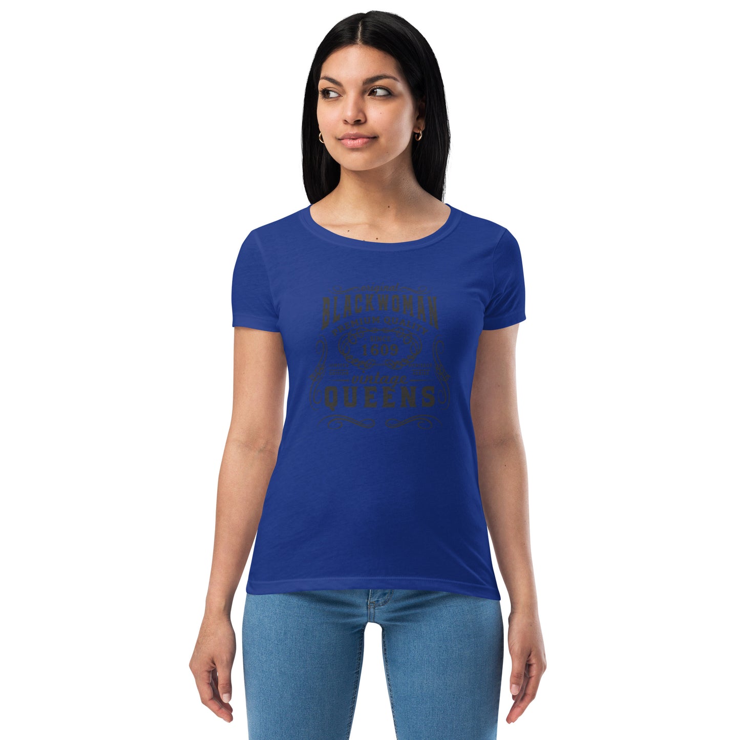 Black Women’s fitted t-shirt