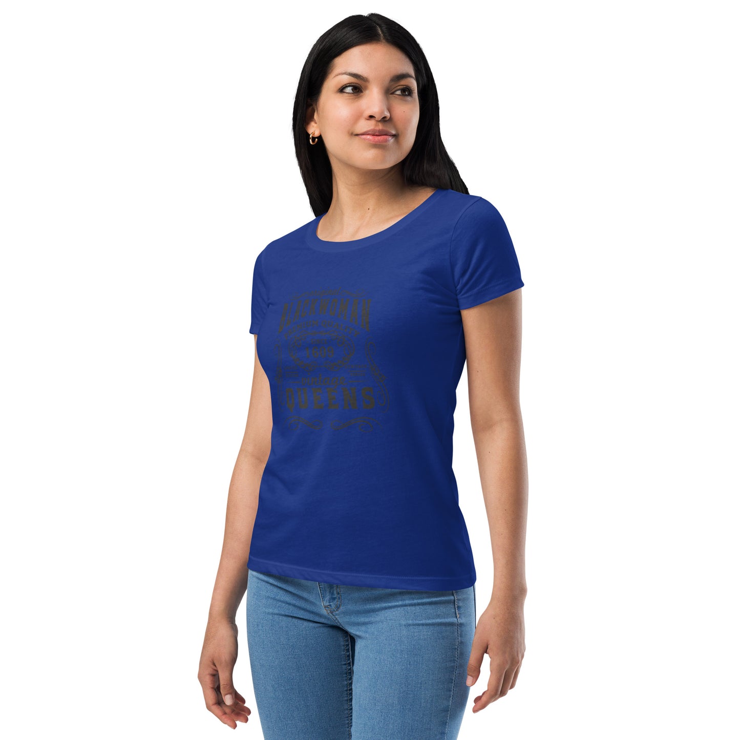 Black Women’s fitted t-shirt