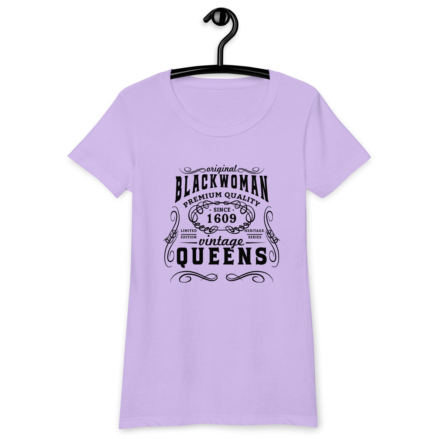 Black Women’s fitted t-shirt